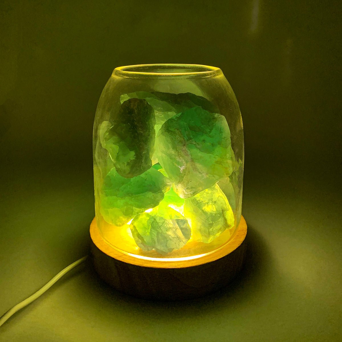 AURORA Color Glow - Edelsteinlicht - LumiLights Estd. 2026 - Green Calcite