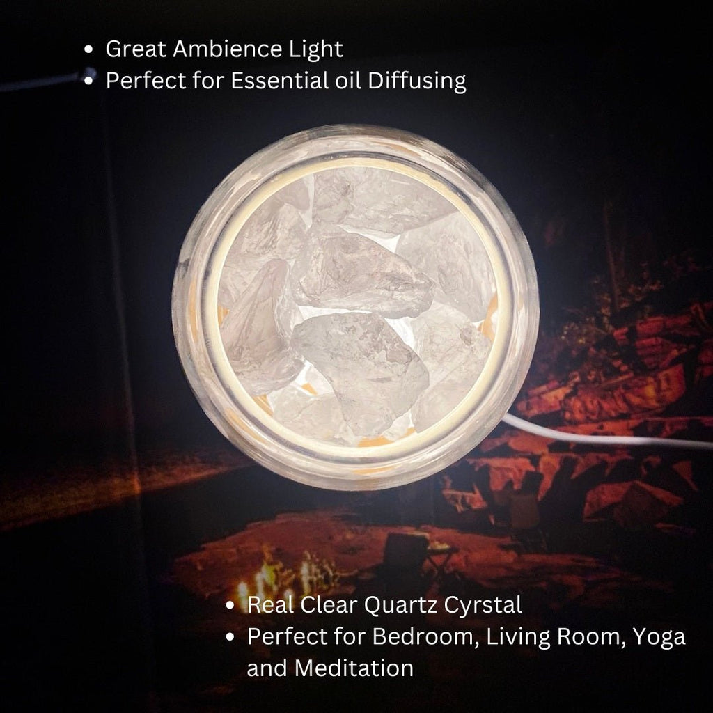 AURORA Natural Glow - Kristalllicht - LumiLights Estd. 2026 - Clear Quartz