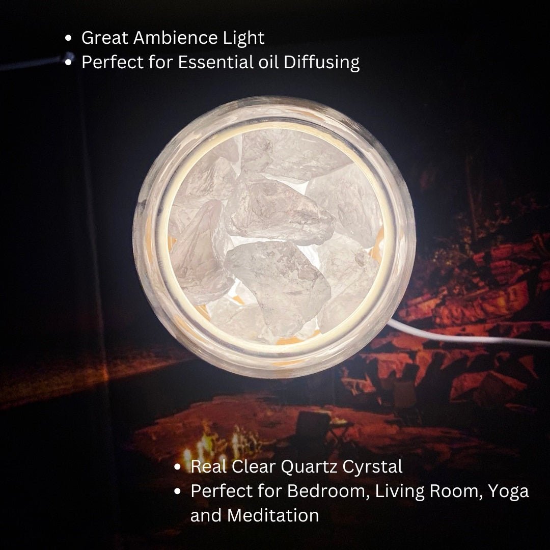 AURORA Natural Glow - Kristalllicht - LumiLights Estd. 2026 - Clear Quartz