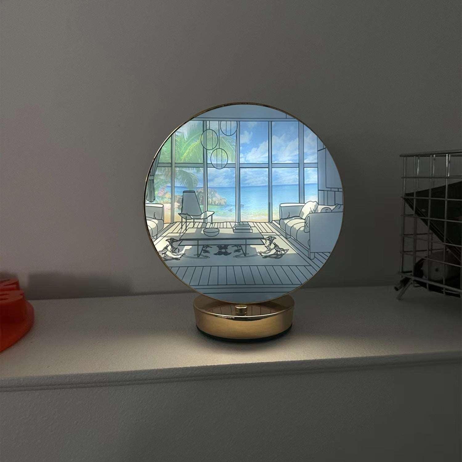 Golden Horizon - LED Kunstlicht - LumiLights Estd. 2026 - Touch Three Colors