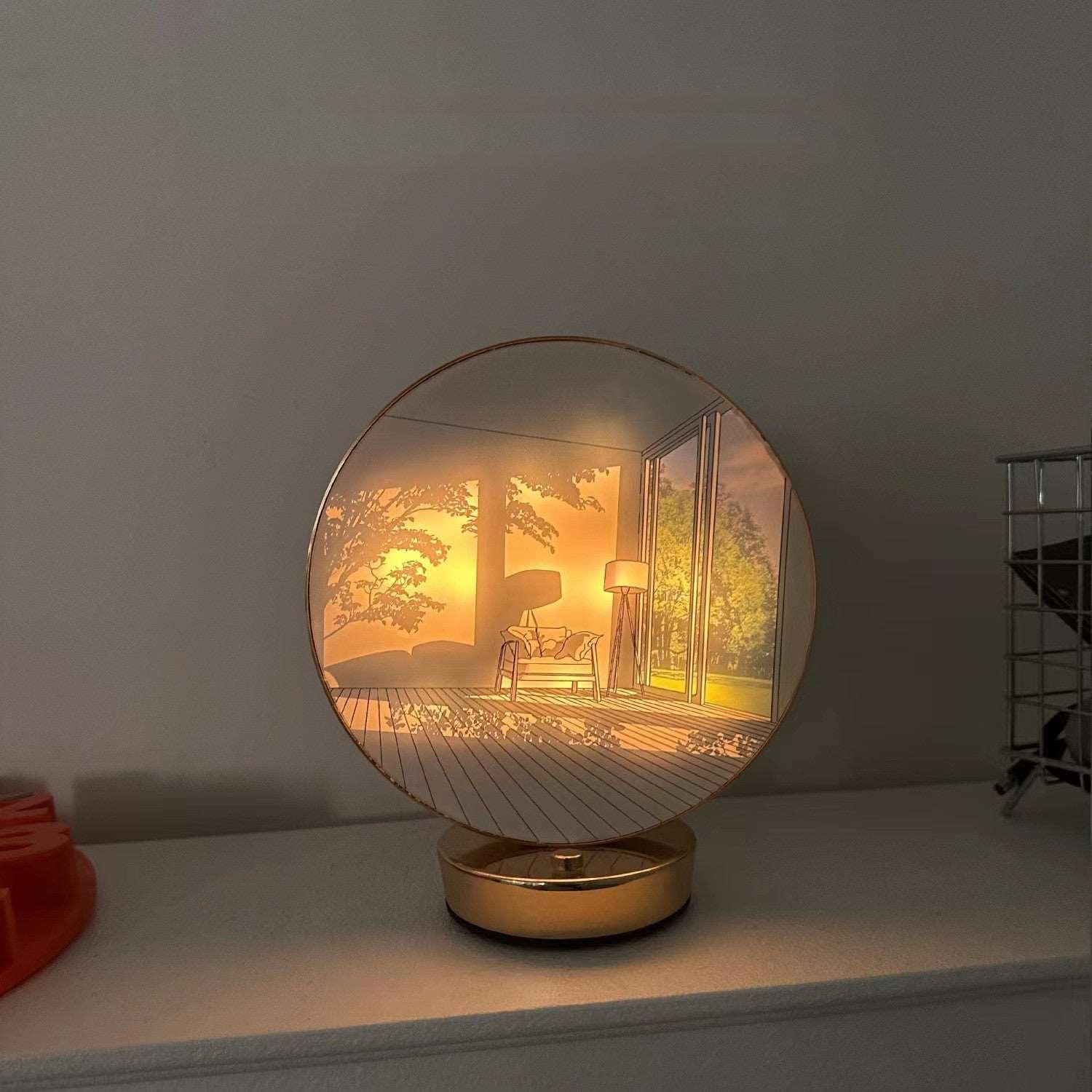 Golden Horizon - LED Kunstlicht - LumiLights Estd. 2026 - Touch Three Colors