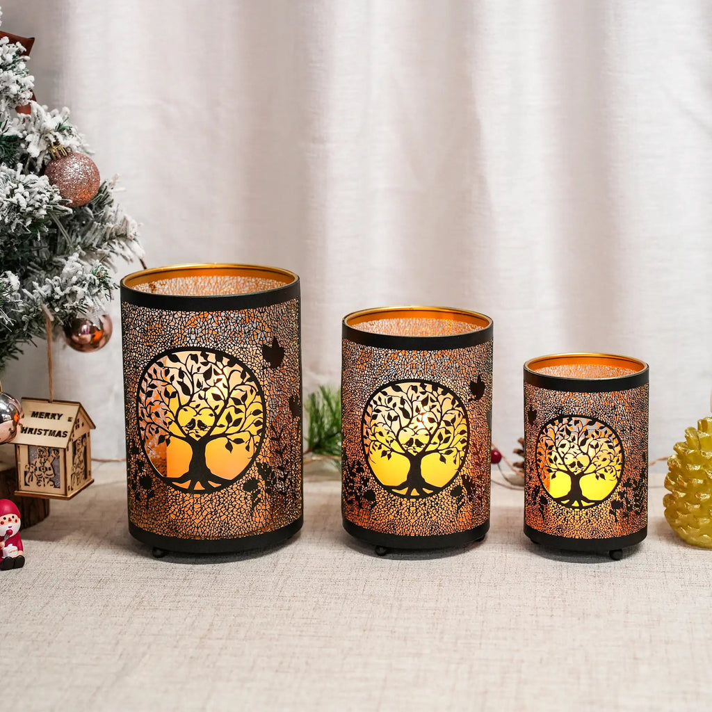 Stella Candle Glow – Dekorative Metalllaterne - MYLUMI HOME -