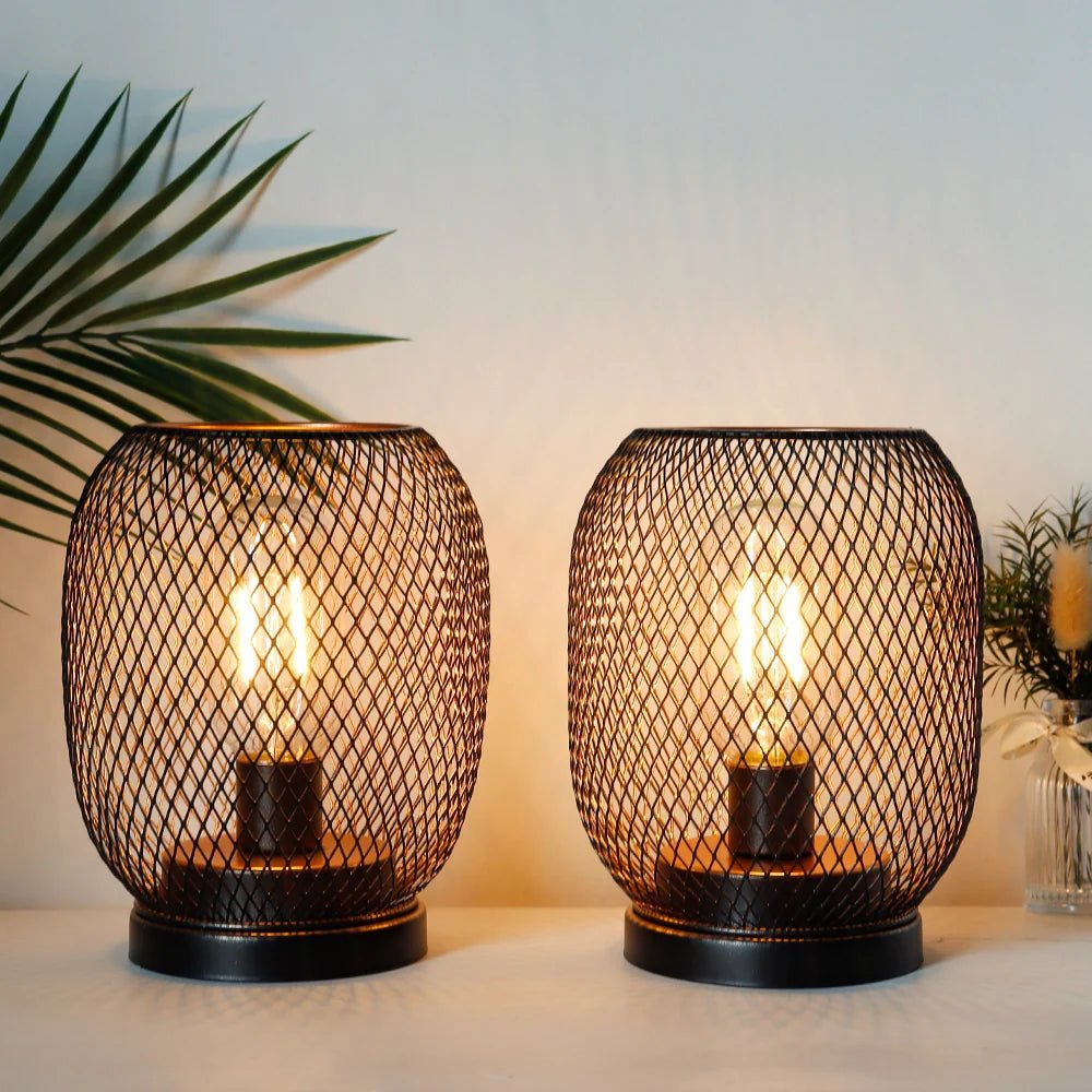 TerraGlow Duo – Kabellose Tischlaternen im 2er-Set - MYLUMI HOME -