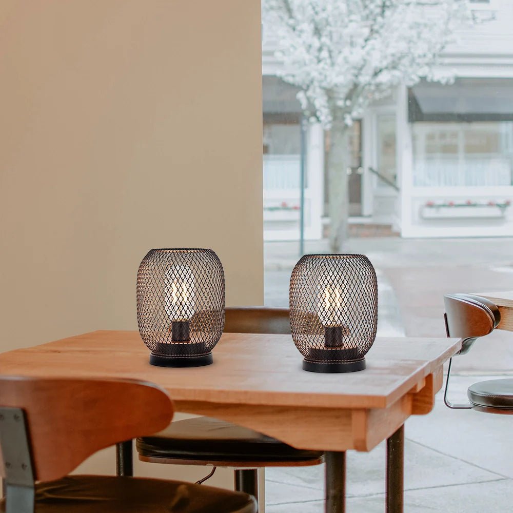 TerraGlow Duo – Kabellose Tischlaternen im 2er-Set - MYLUMI HOME -